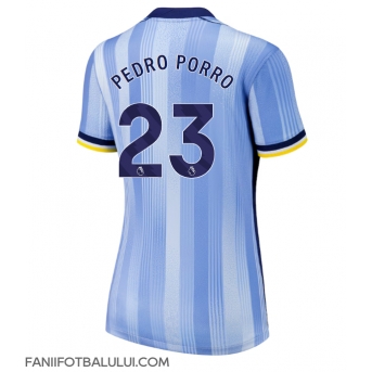 Tottenham Hotspur Pedro Porro #23 Tricou Fotbal Replică 2024-25 Femei Deplasare